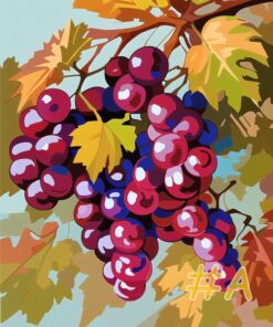 Grapes on The Vine Needlepoint Canvas