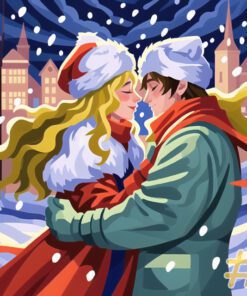 Winter Romance Needlepoint Canvas