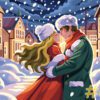 Winter Romance Needlepoint Canvas