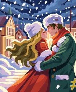 Winter Romance Needlepoint Canvas