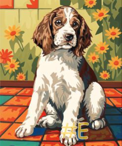 Classic Dog Portrait Needlepoint Canvas