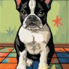 French Bulldog Needlepoint Canvas