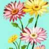 Gerbera Daisy Needlepoint Canvas