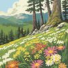 Mountain Meadows Needlepoint Canvas