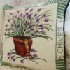 Lovable Lavender Needlepoint Pillow