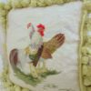 Rooster Needlepoint Pillow