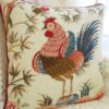 Rustic Rooster Needlepoint Pillow