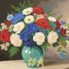 Charted Classic Floral Arrangement Needlepoint Canva