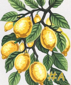 Lemon Tree Needlepoint Canvas