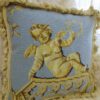 Needlepoint Pillow Whimsical Cherub