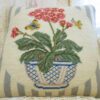 Potted Plant Needlepoint Pillow