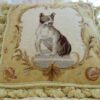 Boston Terrier Needlepoint Pillow