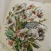 Mixed Floral Needlepoint Pillow