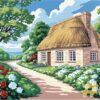 Cottage Garden Needlepoint Canvas