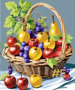 Fruit Basket Needlepoint Canvas