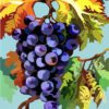 Fall Vineyard Needlepoint Canvas