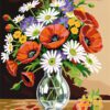 Mixed Flower Bouquet Needlepoint Canvas