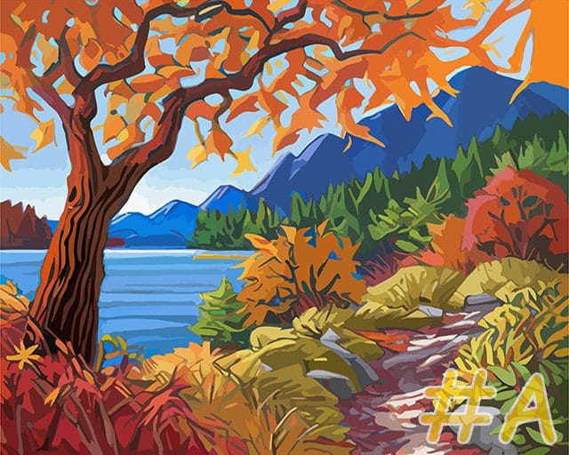 Autumn Bliss Needlepoint Canvas Set