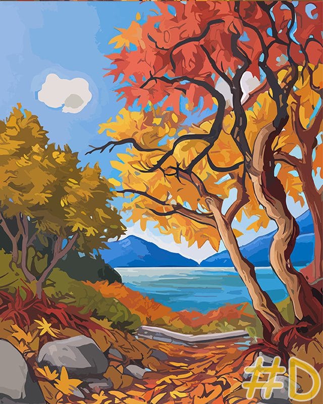 Autumn Bliss Needlepoint Canvas Set