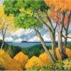 Coastal Vista Needlepoint Canvas