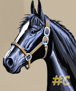 Classic Horse Portraits Needlepoint Canvas Set