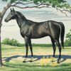 Elegant Horses in Nature Needlepoint Canvas Set